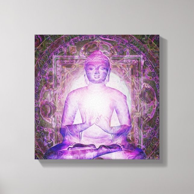 Meditation Light Canvas Print (Front)