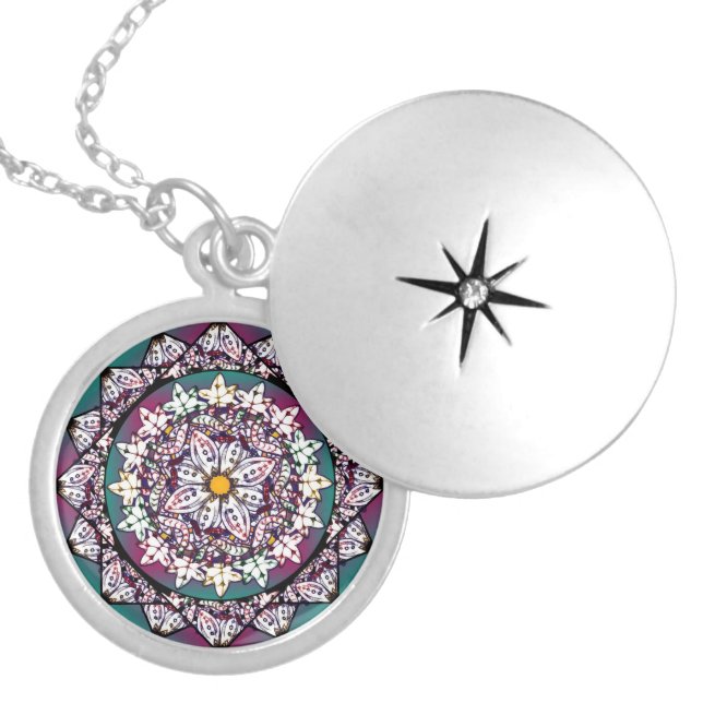 Meditation Locket Necklace (Front)