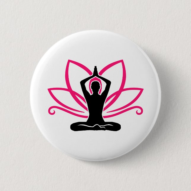 Meditation lotus button (Front)