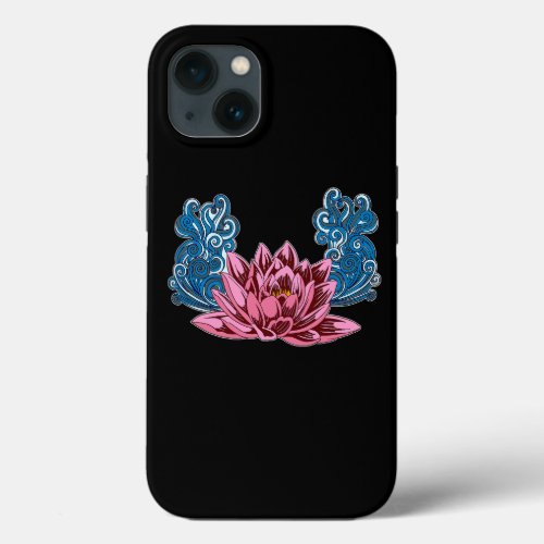 Meditation Mandala Lotus Yoga iPhone 13 Case