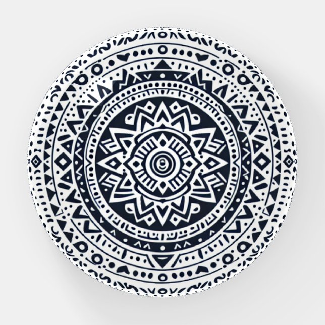 Meditation Mandala Paperweight (Front)