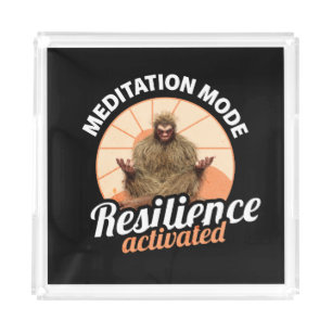 Meditation Mode Bigfoot Resilience Activated Acrylic Tray