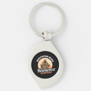 Meditation Mode Bigfoot Resilience Activated Keychain