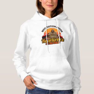 Meditation Mode Resilience Activated Bigfoot Art Hoodie