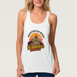 Meditation Mode Resilience Activated Bigfoot Art Tank Top