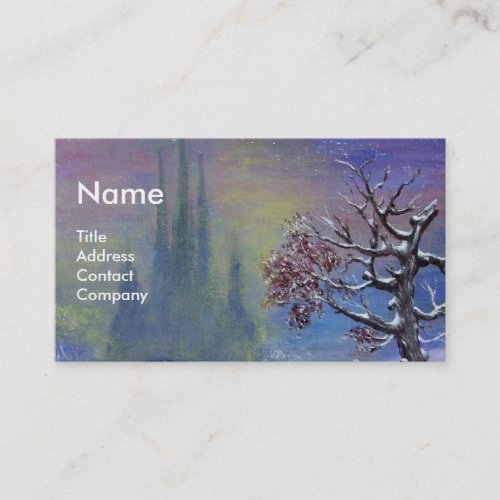 MEDITATION OF A KNIGHT Monogram Business Card