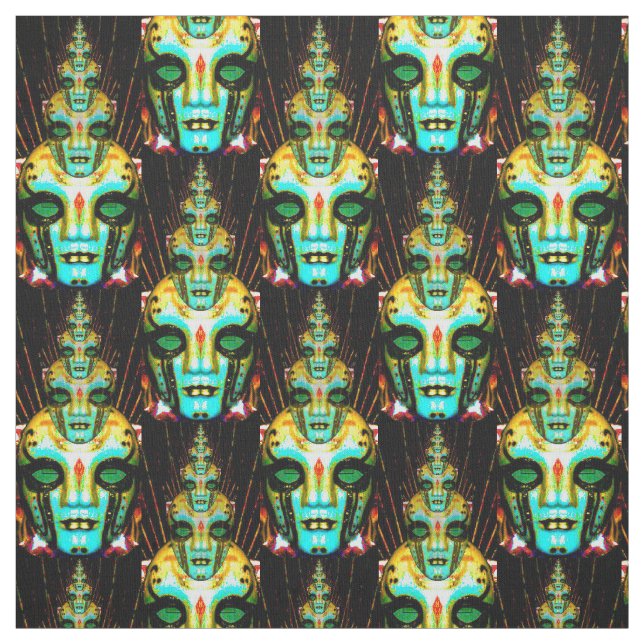 Meditation of Shiva (54" width) Fabric (Swatch)