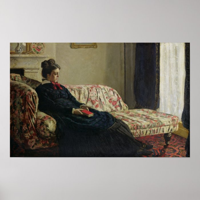 Meditation, or Madame Monet on the Sofa, c.1871 Print