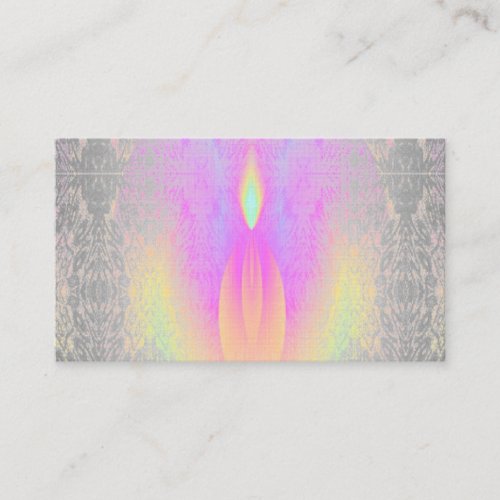 Meditation Rainbow Class Yoga Business Cards