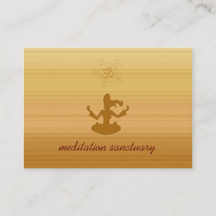 meditation sanctuary business card