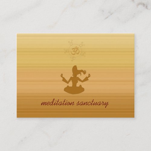 meditation sanctuary business card