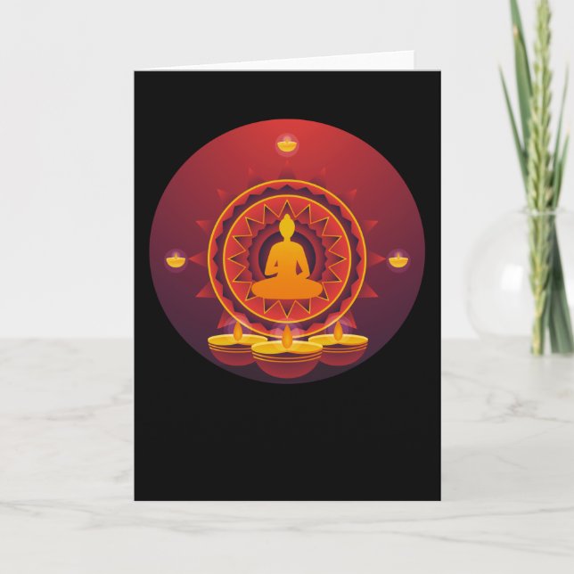 Meditation Spirituality Spiritual Gift Card (Front)