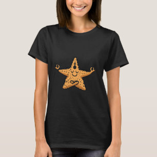 Meditation Starfish Yoga Pose Relaxing Animal T-Shirt