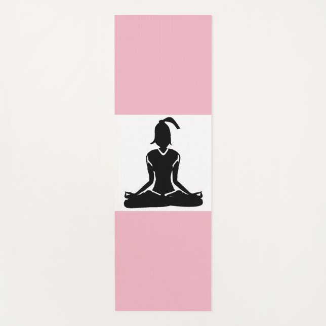 Meditation  Stress Relief Fun Yoga Mat (Front)