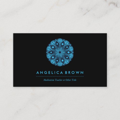 Meditation Teacher Health &amp; Wellness Business Card Business Card