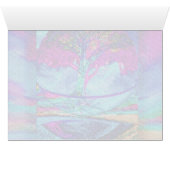 Meditation Tree of Life in Purple Cards (Inside Horizontal (Bottom))