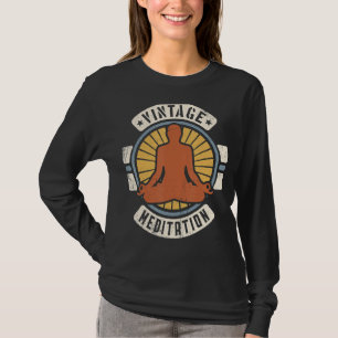 Meditation Vintage Classic Retro 60s 70s T-Shirt