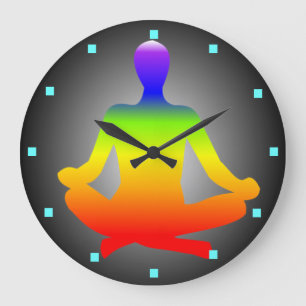Meditation wall clock
