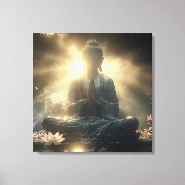 MEDITATION - YOGA - CARPE DIEM CANVAS PRINT (Front)