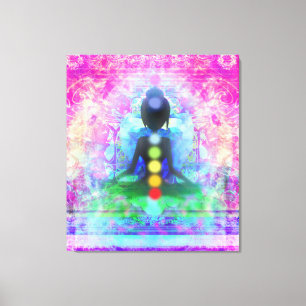 Meditation Yoga Premium Wrapped Canvas Print