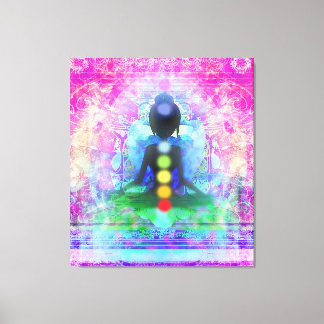Meditation Yoga Premium Wrapped Canvas Print (Front)