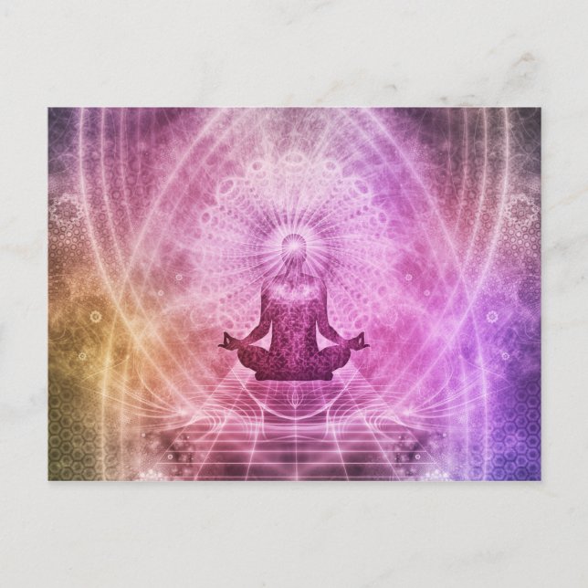 Meditation Yoga Style Postcard (Front)
