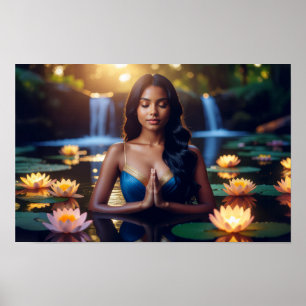 MEDITATION - YOGA - WELLNESS - CARPE DIEM POSTER