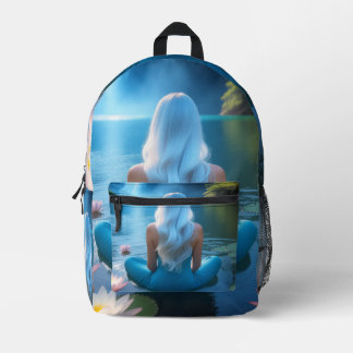 MEDITATION - YOGA - WELLNESS - CARPE DIEM PRINTED BACKPACK