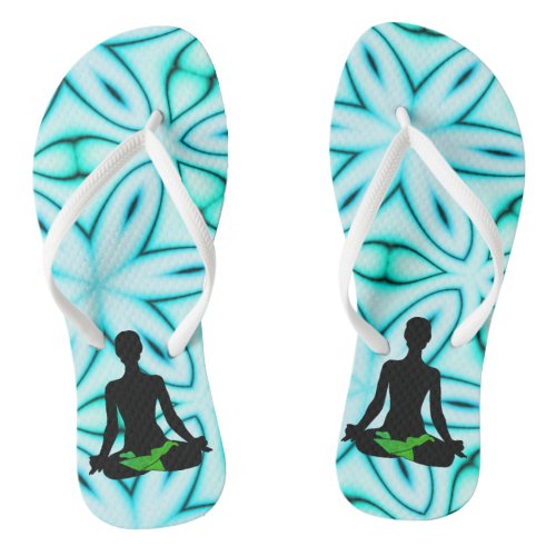 Meditation yogi flip flops