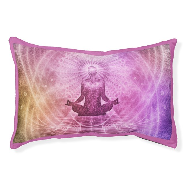 Meditation Zen Yoga Chakra Energy Chi Cat Dog Pet Bed (Front)