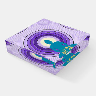 Meditation Zen Yoga Lotus Flower Home Office Desk Paperweight