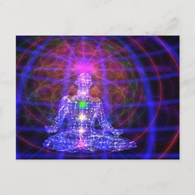 MeditationMan Postcard (Front)