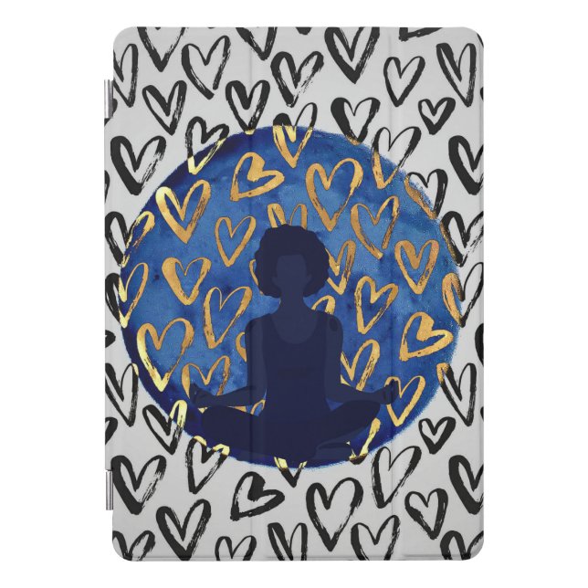Meditative Hearts iPad Case (Front)
