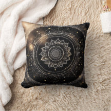 Meditative Mandala Pillow for Inner Peace