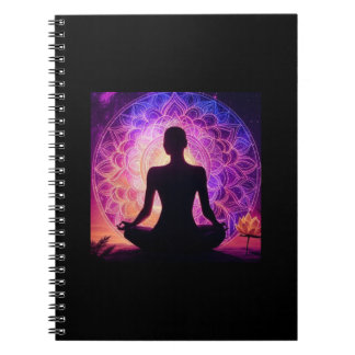 Meditative Mandala Spiral Notebook