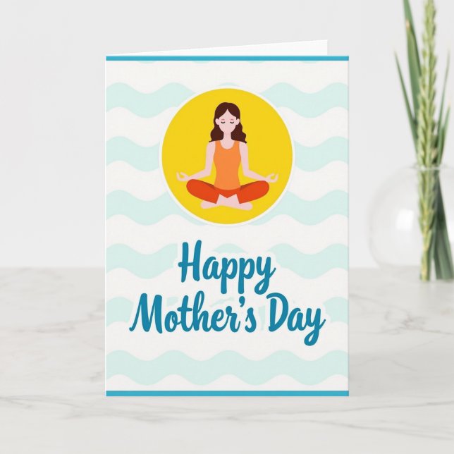 Meditative Mothers Day Card (Front)