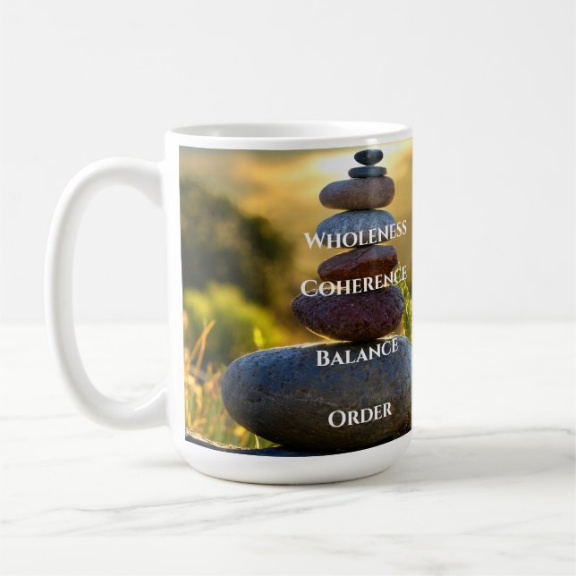 Meditative Uplifting  Coffee Mug (Left)