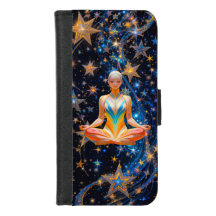 Meditative Woman – Mystical Galaxy design
