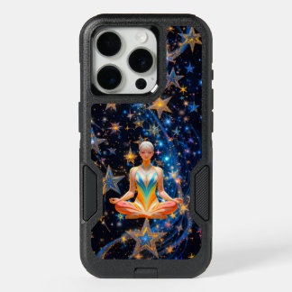 Meditative Woman – Mystical Galaxy design iPhone 15 Pro Case