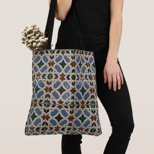 Mediteranean Mosaic  Tote Bag