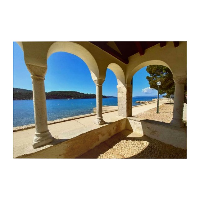 Mediteranian sea 11 acrylic print (Front)