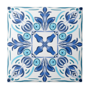 Mediterranean,Amalfi style,simple squares    Ceramic Tile