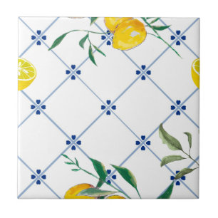 Mediterranean,Amalfi style,simple squares       Ceramic Tile