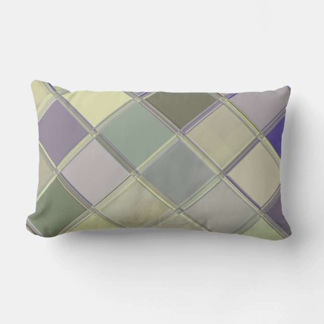 Mediterranean Art Custom Lumbar Throw Pillow (Front)