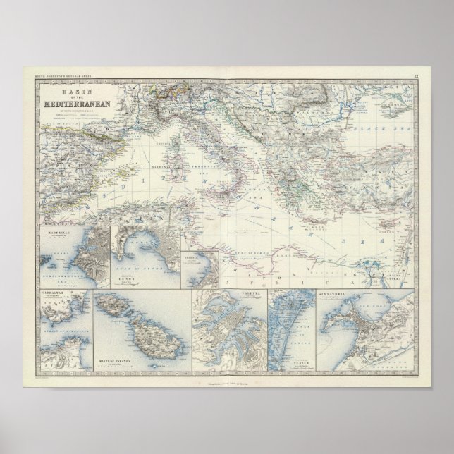 Mediterranean Basin Poster (Front)