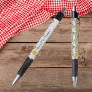 Mediterranean Bliss Business Logo Name Promotional Pen