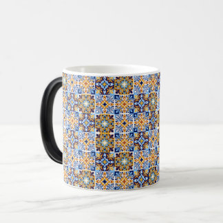  Mediterranean blue &brown Mug