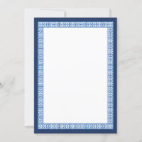 Mediterranean Blue Greek Key Greek Column