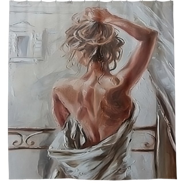 Mediterranean Breeze Shower Curtain (Front)