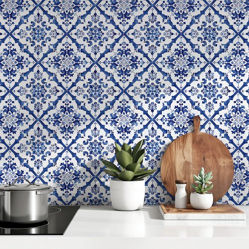 Mediterranean Charm Wallpapers Azulejo Tiles Wallpaper